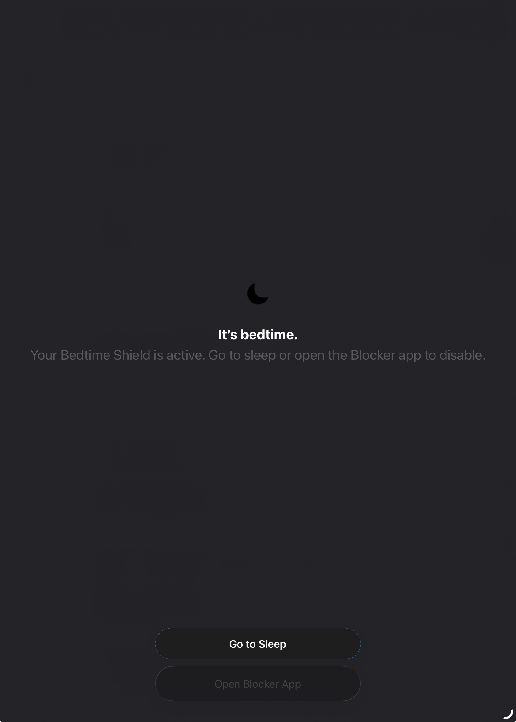 Bedtime Shield